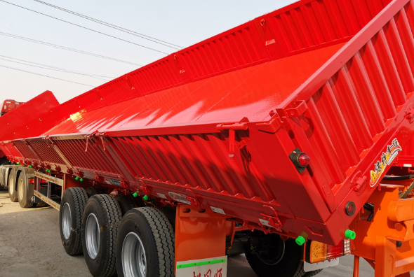 How to park a high quality side by side semi-trailer